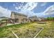 Spacious backyard, view of home and wooden fence at 5353 Royal Pine St, Brighton, CO 80601