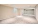 Unfinished basement with neutral walls and carpet at 5353 Royal Pine St, Brighton, CO 80601