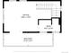 Upper floorplan featuring an office, bathroom, and a balcony at 452 N Finch Ave # 452B, Lafayette, CO 80026