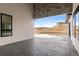 Large stone tiled patio with view of open landscape at 10291 E 142Nd Ave, Brighton, CO 80602