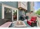 Relaxing patio with fire pit, barbecue, and seating, perfect for gatherings and enjoying the outdoors at 9503 Longs Peak Dr, Commerce City, CO 80640