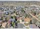 Expansive aerial shot of a residential area, highlighting the layout, landscaping, and neighborhood feel at 2533 W 110Th Ave, Westminster, CO 80234