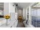 Welcoming entryway with natural light, built-in shelving, and comfortable bench seating at 1090 E 3Rd Ave, Denver, CO 80218