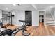 Finished basement featuring exercise room, a clean workout area with an exercise machine, and neutral paint at 14332 Craftsman Way, Broomfield, CO 80023