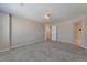 Neutral bedroom with recessed lights, plush carpets and large closet at 15818 E Otero Cir, Centennial, CO 80112