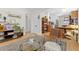 Inviting living room with modern furniture, stylish decor, and hardwood floors; open floor plan at 3942 Alcott St, Denver, CO 80211