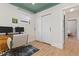Office with hardwood flooring and sliding closet door at 3942 Alcott St, Denver, CO 80211