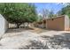 Spacious backyard featuring a covered parking area at 6871 Locust St, Commerce City, CO 80022