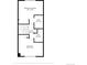 Detailed floor plan showcasing the layout of the primary bedroom, bathroom and another bedroom on the home's third floor at 7665 S Steele St, Centennial, CO 80122