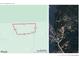 Overview of property lines showing the boundaries of the land, with an aerial view of the surrounding area at 4923 Snowberry Ln, Evergreen, CO 80439