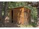 Wooden shed at 4923 Snowberry Ln, Evergreen, CO 80439