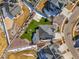 Bird's-eye view of a landscaped home with outdoor living area, playground, and manicured lawn at 20783 E 50Th Pl, Denver, CO 80249