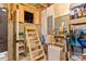 Basement with ladder access to an upper area at 8189 E 29Th Ave, Denver, CO 80238