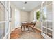 Stylish office featuring hardwood floors, neutral colors, and great natural light at 3925 Pecos St, Denver, CO 80211