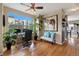 Bright home office featuring hardwood floors, ample natural light, and space for a desk and seating at 476 S Saulsbury St, Lakewood, CO 80226