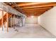 Large unfinished basement, presenting endless possibilities for personalization and expansion at 5894 S Oak St, Littleton, CO 80127