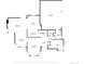 Detailed floor plan of a home layout featuring living spaces, kitchen, dining, garage, and laundry areas at 7398 E Windlawn Way, Parker, CO 80134