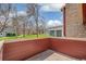 Private patio overlooking the lawn and other townhomes at 8424 Everett Way # A, Arvada, CO 80005