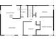Main level floor plan, eat-in kitchen, living room, and bedrooms at 4620 W Alaska Pl, Denver, CO 80219