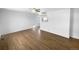 Open and spacious living room with hardwood floors at 4620 W Alaska Pl, Denver, CO 80219
