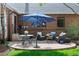 Charming patio area with comfortable seating, shaded by a large umbrella, perfect for outdoor relaxation and entertaining at 1040 S Elizabeth St, Denver, CO 80209