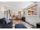 Open concept living room connects to the eat-in kitchen, making it ideal for entertaining guests at 8201 Allison Ct, Arvada, CO 80005