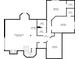 Basement floor plan featuring a recreation room, wet bar, bedrooms, baths, and storage areas at 11064 Hermitage Run, Littleton, CO 80125