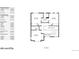 Detailed second floor plan showcasing the layout of the bedrooms, bathrooms and staircase at 1977 Champions Cir, Castle Rock, CO 80104