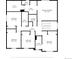 Second floor plan displays multiple bedrooms, baths, laundry, and WIC at 6387 Agave Ave, Castle Rock, CO 80108