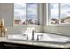 Close up of soaking tub in bathroom at 6746 S Biloxi Ct, Aurora, CO 80016