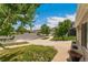 View of the street and neighborhood from the front yard, showcasing curb appeal and community setting at 20604 E 38Th Pl, Denver, CO 80249