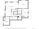 Basement floorplan with bedrooms, bathroom, rec room, media room and storage at 6340 Ashburn Ln, Highlands Ranch, CO 80130