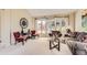 Cozy living room with a bay window, comfortable seating, and stylish decor at 6340 Ashburn Ln, Highlands Ranch, CO 80130