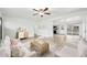 Cozy living room with stylish furniture and an open view to the kitchen area at 8307 E Lehigh Dr, Denver, CO 80237