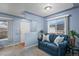 Comfortable living room with neutral walls, stylish decor, and lots of natural light at 3670 Ivanhoe St, Denver, CO 80207
