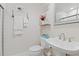 Charming half bathroom featuring elegant fixtures, decorative accents, and a clean, bright atmosphere at 1774 Spring Water Pl, Highlands Ranch, CO 80129