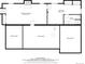 Layout of basement floor, including recreation room, bedroom, and crawl space areas at 3052 S Gilpin St, Denver, CO 80210