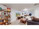 Finished basement with sofa, entertainment center and game area at 1741 W 55Th Pl, Denver, CO 80221