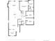 Detailed floor plan layout showcasing the layout of first floor, including kitchen, dining and living spaces at 22026 Hill Gail Way, Parker, CO 80138