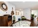 Cozy living room with stylish decor, hardwood floors, and an open layout at 22026 Hill Gail Way, Parker, CO 80138