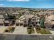 Aerial view showcasing the home's prime location within a picturesque residential community at 9617 Silent Hills Ln, Lone Tree, CO 80124