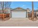 Spacious detached garage with white door offering ample parking and storage at 2033 S Ogden St, Denver, CO 80210