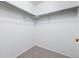 Walk-in closet with a carpeted floor and hanging rod, maximizing storage and organization at 3869 S Himalaya Way, Aurora, CO 80013