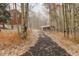 A view of the driveway leading into a wooded property at 2720 S Spring Gulch Rd, Idaho Springs, CO 80452