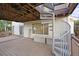 Outdoor deck with a spiral staircase leading down, ideal for enjoying the backyard at 3087 Deer Creek Trl, Highlands Ranch, CO 80129