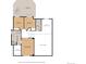 Second-floor floor plan featuring bedrooms, bathrooms, a balcony, and a hall at 3087 Deer Creek Trl, Highlands Ranch, CO 80129