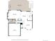Layout of the first floor, showing kitchen, living room, dining area, Gathering room, and garage at 3087 Deer Creek Trl, Highlands Ranch, CO 80129