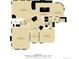 Detailed floor plan showcasing the first floor with living room, kitchen, dining, and Gathering rooms at 100 S University Blvd # 4, Denver, CO 80209