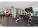 Well-equipped fitness center with various exercise machines at 2 Adams St # 1010, Denver, CO 80206