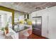 Modern kitchen with stainless steel appliances and ample counter space at 2 Adams St # 1010, Denver, CO 80206